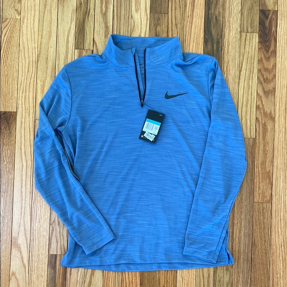 Blue Men’s Medium Nike Quarter-Zip Dri-Fit Pullover